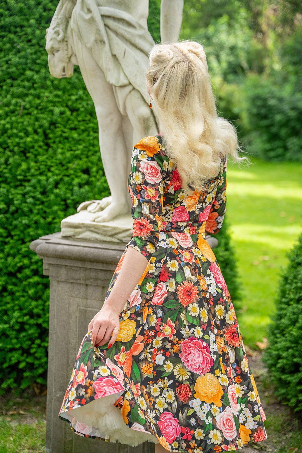 Cassidy Floral Swing Dress